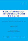 Kafkas Universitesi Veteriner Fakultesi Dergisi雜志封面